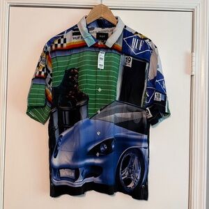 HUF Trophy Resort Car Shirt Mens Small